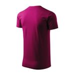 Fashion, accesorii si bijuterii - Barbati - Imbracaminte - Tricouri si bluze barbati - Tricou pentru barbati Malfini Basic 129, bumbac 160 g/mp, croiala tubulara, rosu fucsie - 3XL - Infinity.ro