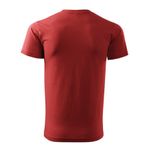 Fashion, accesorii si bijuterii - Barbati - Imbracaminte - Tricouri si bluze barbati - Tricou pentru barbati Malfini Basic 129, bumbac 160 g/mp, croiala tubulara, rosu bordo - XS - Infinity.ro