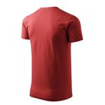 Fashion, accesorii si bijuterii - Barbati - Imbracaminte - Tricouri si bluze barbati - Tricou pentru barbati Malfini Basic 129, bumbac 160 g/mp, croiala tubulara, rosu bordo - XS - Infinity.ro