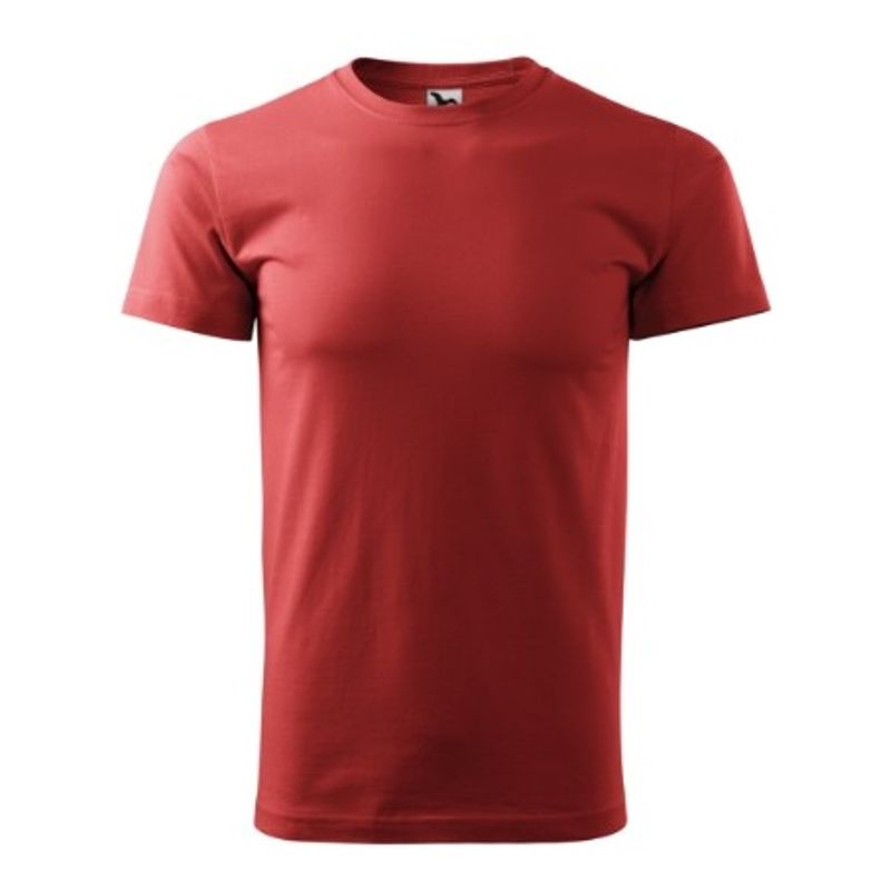 Fashion, accesorii si bijuterii - Barbati - Imbracaminte - Tricouri si bluze barbati - Tricou pentru barbati Malfini Basic 129, bumbac 160 g/mp, croiala tubulara, rosu bordo - XS - Infinity.ro