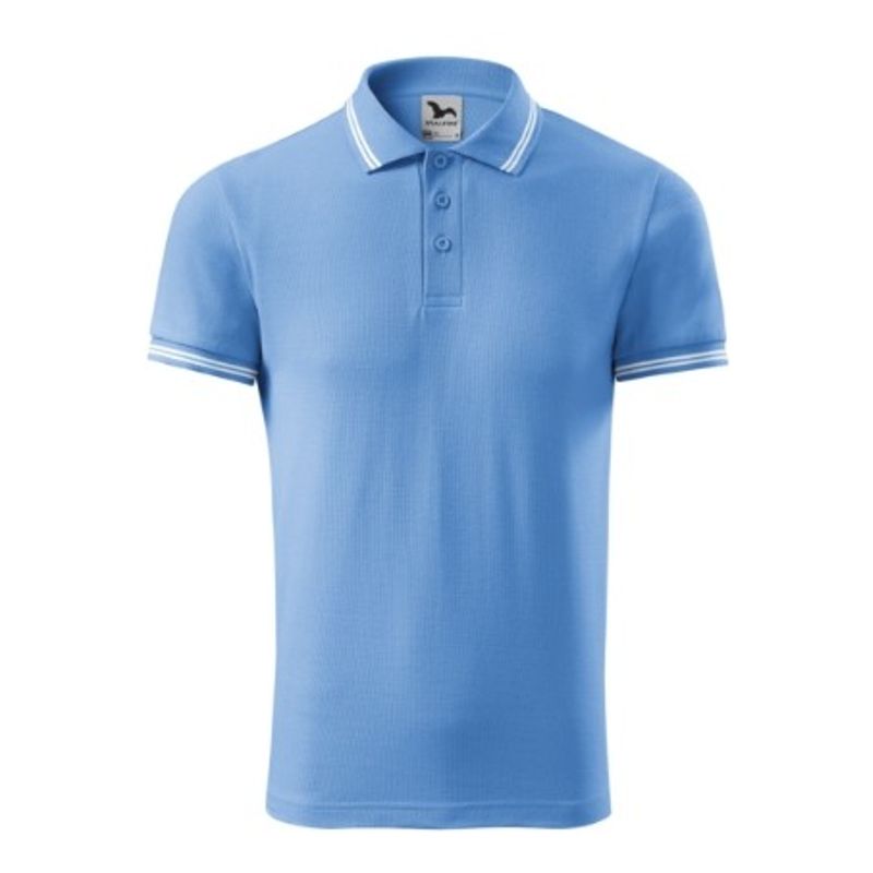 Fashion, accesorii si bijuterii - Barbati - Imbracaminte - Tricouri si bluze barbati - Tricou polo pentru barbati, Urban 219, Malfini, albastru - S - Infinity.ro