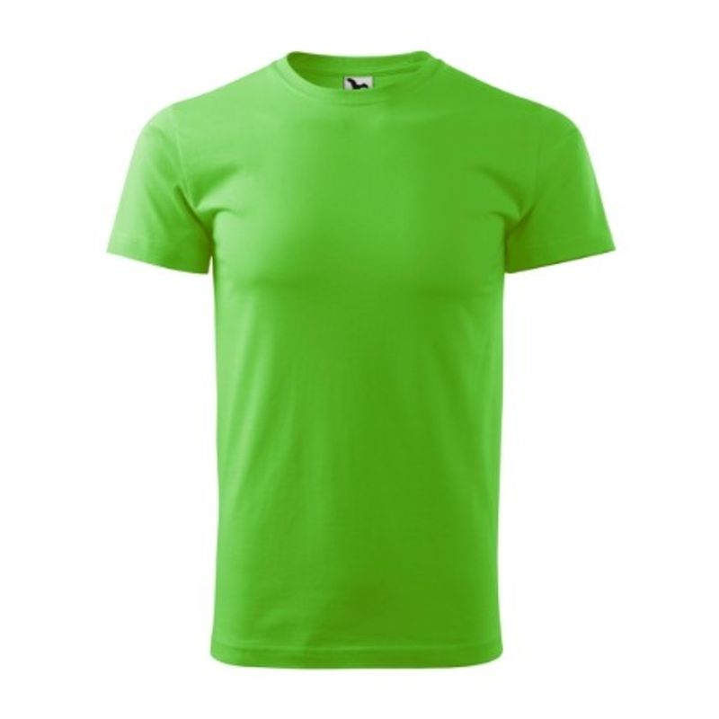 Fashion, accesorii si bijuterii - Barbati - Imbracaminte - Tricouri si bluze barbati - Tricou pentru barbati Malfini Basic 129, bumbac 160 g/mp, croiala tubulara, verde mar - 3XL - Infinity.ro