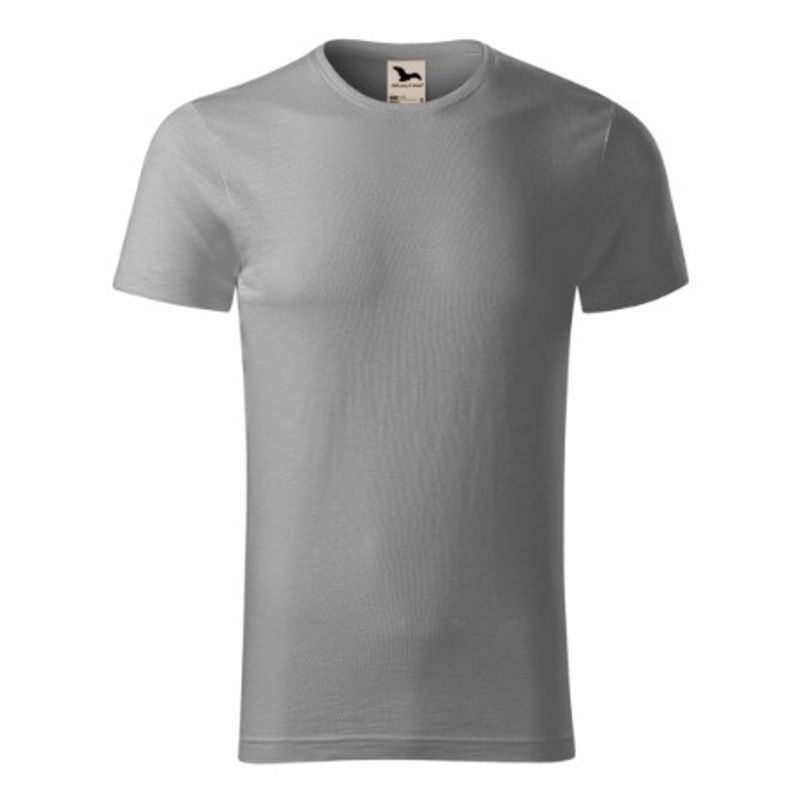 Fashion, accesorii si bijuterii - Barbati - Imbracaminte - Tricouri si bluze barbati - Tricou pentru barbati, Native (GOTS) 173, Malfini, gri - M - Infinity.ro