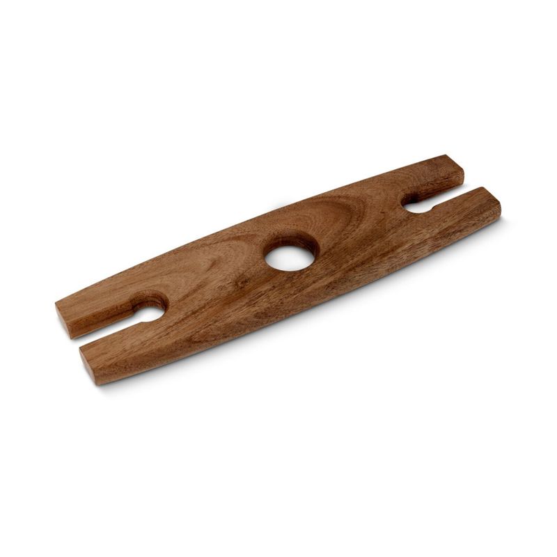 Casa si Gradina - Bucatarie si vesela - Accesorii bar - Suporturi bauturi - Suport pahare vin Rominox Vinolino, acacia, pentru 2 pahare, montare pe gatul sticlei - Infinity.ro