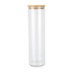 Casa si Gradina - Bucatarie si vesela - Organizare si depozitare bucatarie - Borcane si capace - Borcan depozitare Rominox Longo, 1,4 L, pentru paste lungi, capac bambus, etansare - Infinity.ro