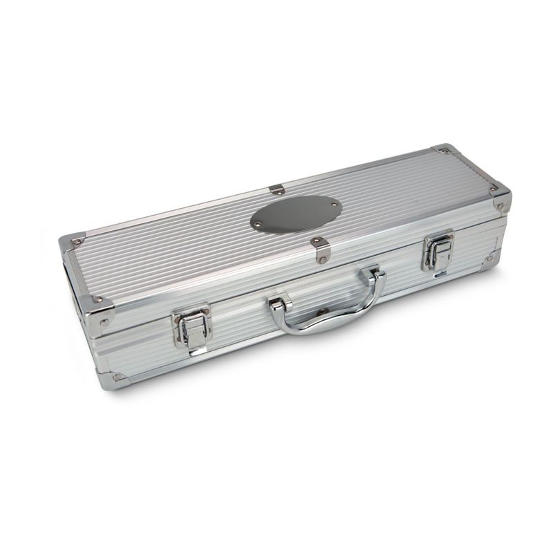 Casa si Gradina - Gradina si terasa - Gratare si accesorii - Accesorii gratare - Set gratar Rominox Barbecue, 3 piese, geanta aluminiu, inox, cleste, spatula, furculita - Infinity.ro