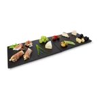 Casa si Gradina - Bucatarie si vesela - Vesela si tacamuri - Platouri de bucatarie - Set 4 platouri Rominox Tapas Ardesia, ardezie naturala, pentru aperitive, tapas si desert - Infinity.ro