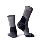 Fashion, accesorii si bijuterii - Barbati - Lenjerie si pijamale barbati - Sosete si ciorapi barbati - Sosete Groase din Lana Merino pentru Munte, Alpinism si Sporturi de Iarna, Anti-Miros si Uscare Rapida - Grey, 39-43 - Infinity.ro