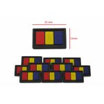 Casa si Gradina - Decoratiuni - DIY - Articole mercerie - Set de 10 Emblema Ecuson patch drapel Romania 25x15mm MAPN MAI EMB00643 - Infinity.ro