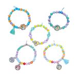 Fashion, accesorii si bijuterii - Copii - Accesorii copii - Bijuterii si ceasuri copii - Set bratari Bluey cu 1500 margele, snururi & charm-uri, Totum, 3+ ani - Infinity.ro