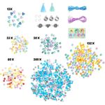 Fashion, accesorii si bijuterii - Copii - Accesorii copii - Bijuterii si ceasuri copii - Set bratari Bluey cu 1500 margele, snururi & charm-uri, Totum, 3+ ani - Infinity.ro
