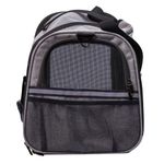 Petshop - Accesorii petshop - Culcusuri si custi - Genti si articole transport - Geanta transport animale de companie pliabila, mesh respirabil, 44x25x28 cm, max. 5 kg, gri - Infinity.ro