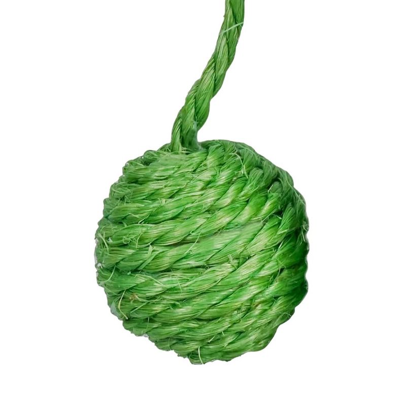 Petshop - Accesorii petshop - Jucarii animale - Ansambluri de joaca - Ansamblu de joaca si stalp sisal pentru pisici, Jumi, model cactus verde, 43 cm - Infinity.ro