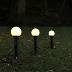 Casa si Gradina - Corpuri si surse de iluminat - Iluminat exterior - Lampi solare - Set de lumini solare de gradina, tip ghirlanda cu 10 LED-uri IP44, 3.8M, 1.2v, Jumi - Infinity.ro