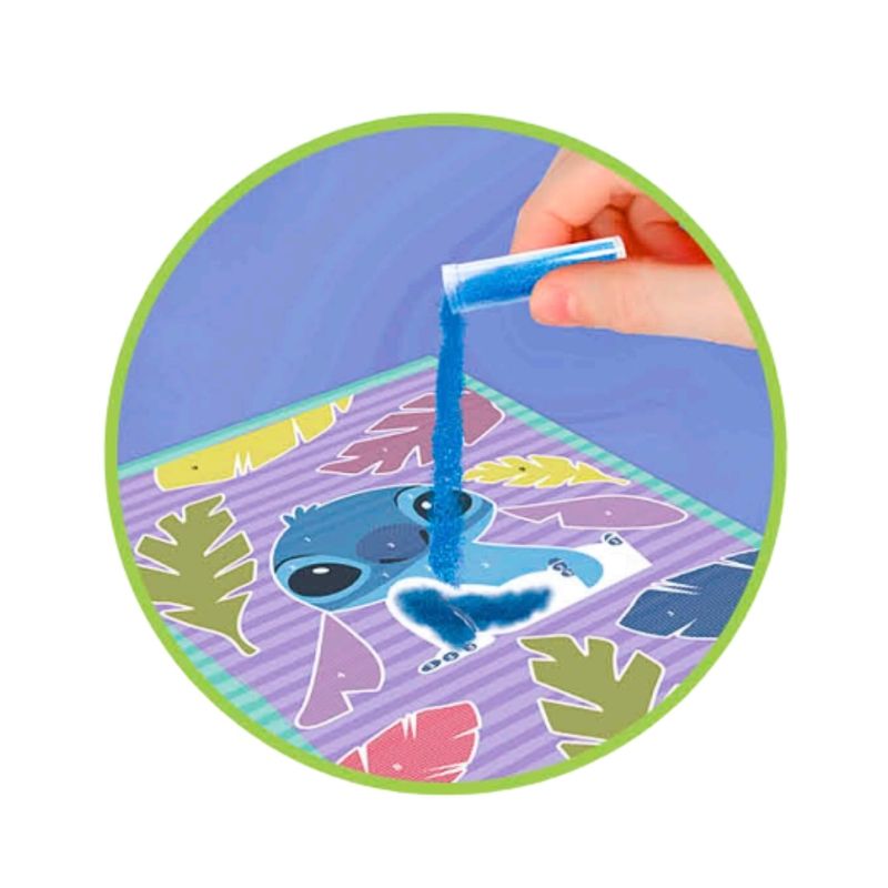 Jucarii, Copii si Bebe - Jucarii si jocuri - Jucarii & jocuri educative - Seturi pictura si desen - Set creativ, pictura cu nisip, Stitch, activitate artistica pentru copii +3 ani - Infinity.ro