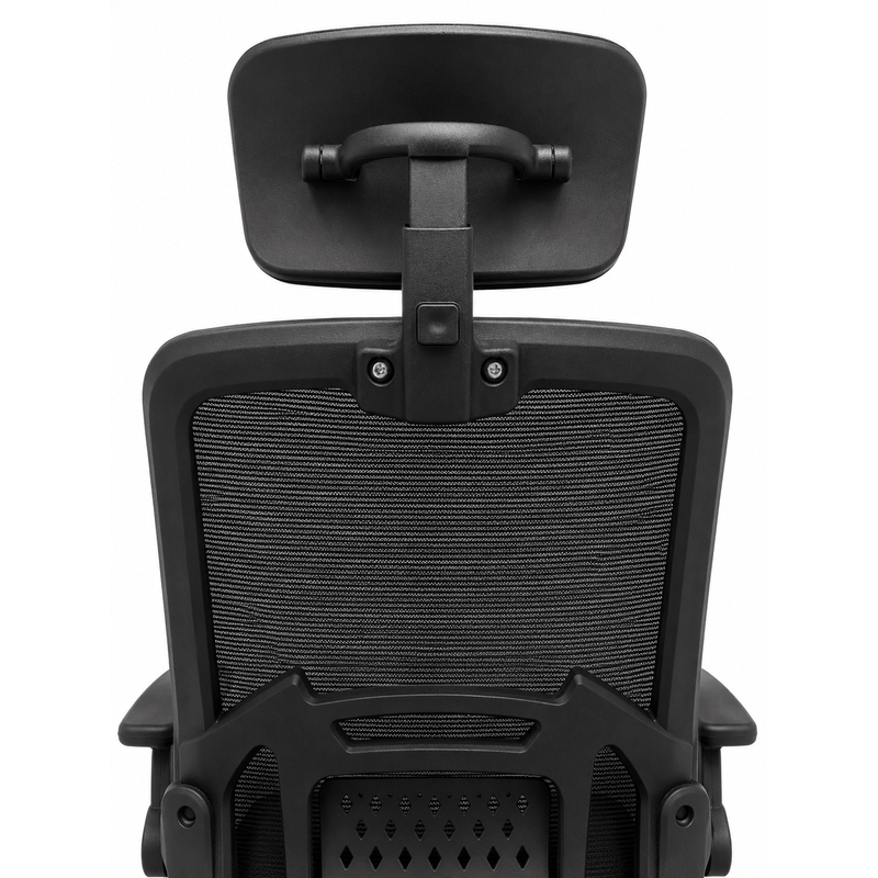 Casa si Gradina - Mobilier - Scaune si fotolii - Scaune - Scaun ergonomic birou,spatar mesh, tetiera reglabila 2D, suport lombar, negru - Infinity.ro