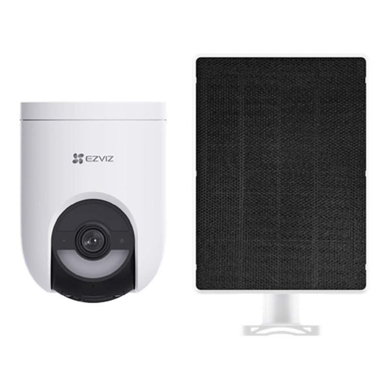 Casa si Gradina - Electrice - Smart Home - Camere de supraveghere - Camera IP Wi-Fi6 & 4G PT + Panou solar 5W, 2K+, baterie 5.200 mAh, Audio, IR+WL 15m, Alarma - Ezviz CS-HB8c-4G-KIT - Infinity.ro