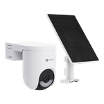 Casa si Gradina - Electrice - Smart Home - Camere de supraveghere - Camera IP Wi-Fi6 & 4G PT + Panou solar 5W, 2K+, baterie 5.200 mAh, Audio, IR+WL 15m, Alarma - Ezviz CS-HB8c-4G-KIT - Infinity.ro