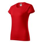 Fashion, accesorii si bijuterii - Femei - Imbracaminte femei - Tricouri si topuri femei - Tricou pentru dama Malfini Basic 134, bumbac 160 g/mp, croiala cambrata, roşu - 3XL - Infinity.ro