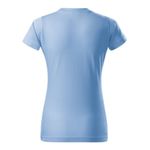 Fashion, accesorii si bijuterii - Femei - Imbracaminte femei - Tricouri si topuri femei - Tricou pentru dama Malfini Basic 134, bumbac 160 g/mp, croiala cambrata, albastru - L - Infinity.ro