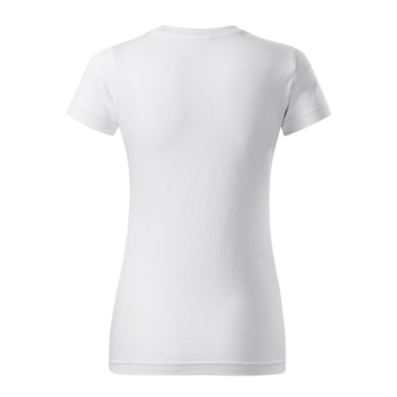 Fashion, accesorii si bijuterii - Femei - Imbracaminte femei - Tricouri si topuri femei - Tricou pentru dama Malfini Basic Free F34, bumbac 160 g/mp, alb - 2XL - Infinity.ro