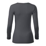 Fashion, accesorii si bijuterii - Femei - Imbracaminte femei - Tricouri si topuri femei - Tricou pentru dama, Brave 156, Malfini, antracit deschis - 2XL - Infinity.ro