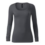 Fashion, accesorii si bijuterii - Femei - Imbracaminte femei - Tricouri si topuri femei - Tricou pentru dama, Brave 156, Malfini, antracit deschis - 2XL - Infinity.ro