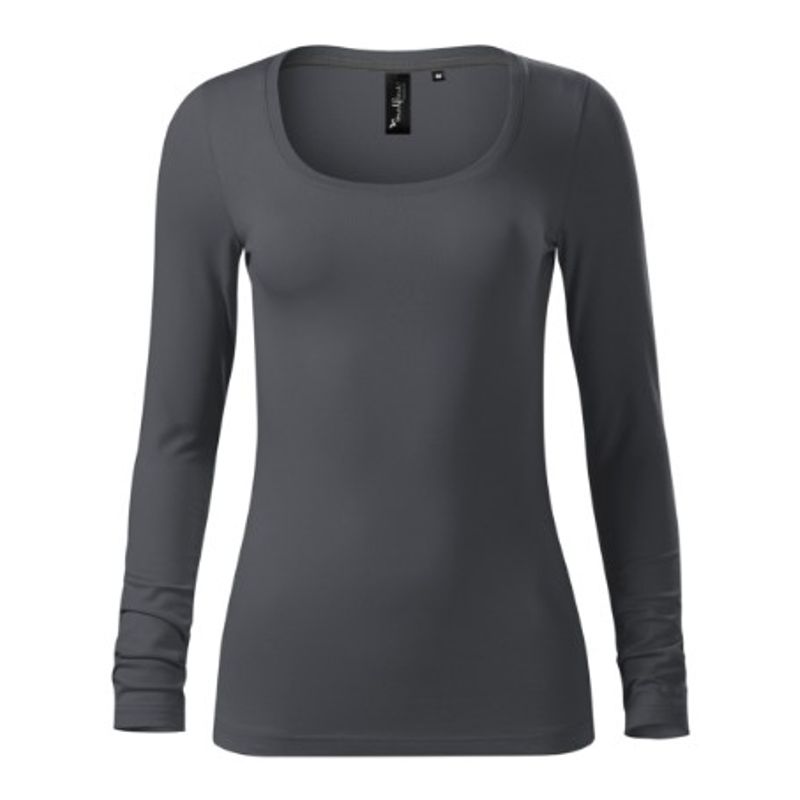 Fashion, accesorii si bijuterii - Femei - Imbracaminte femei - Tricouri si topuri femei - Tricou pentru dama, Brave 156, Malfini, antracit deschis - 2XL - Infinity.ro