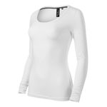 Fashion, accesorii si bijuterii - Femei - Imbracaminte femei - Tricouri si topuri femei - Tricou pentru dama, Brave 156, Malfini, alb - 2XL - Infinity.ro