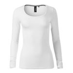 Fashion, accesorii si bijuterii - Femei - Imbracaminte femei - Tricouri si topuri femei - Tricou pentru dama, Brave 156, Malfini, alb - 2XL - Infinity.ro