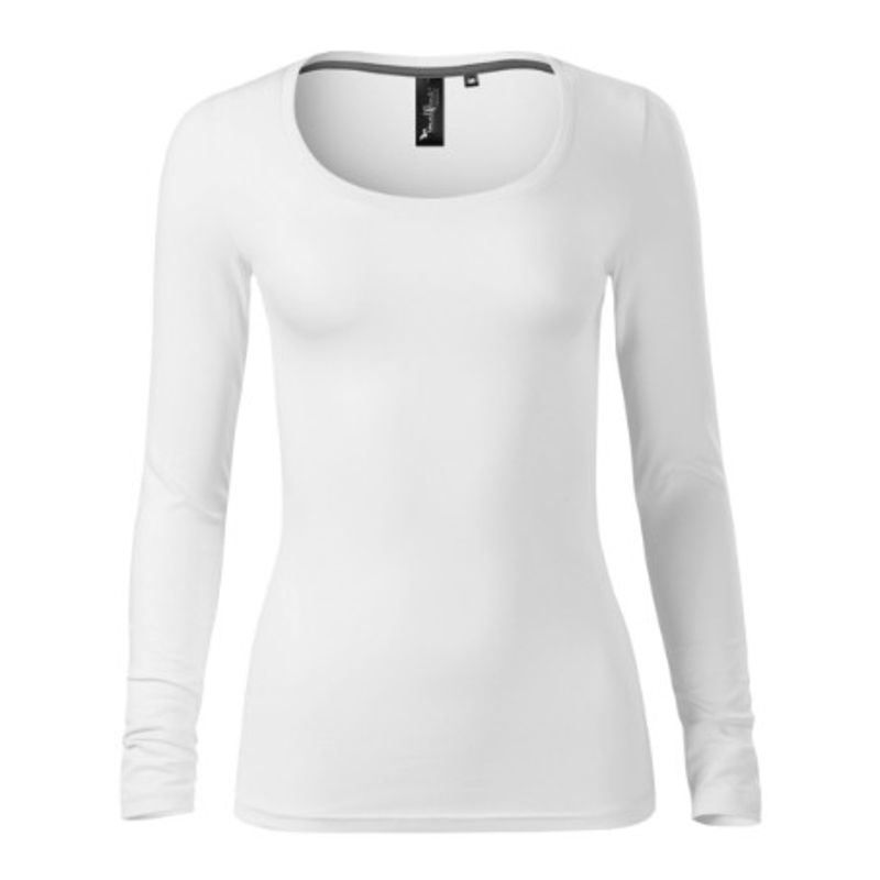 Fashion, accesorii si bijuterii - Femei - Imbracaminte femei - Tricouri si topuri femei - Tricou pentru dama, Brave 156, Malfini, alb - 2XL - Infinity.ro