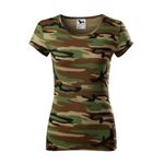 Fashion, accesorii si bijuterii - Femei - Imbracaminte femei - Tricouri si topuri femei - Tricou pentru dama, Camo Pure C22, Malfini, camuflaj maro - 2XL - Infinity.ro