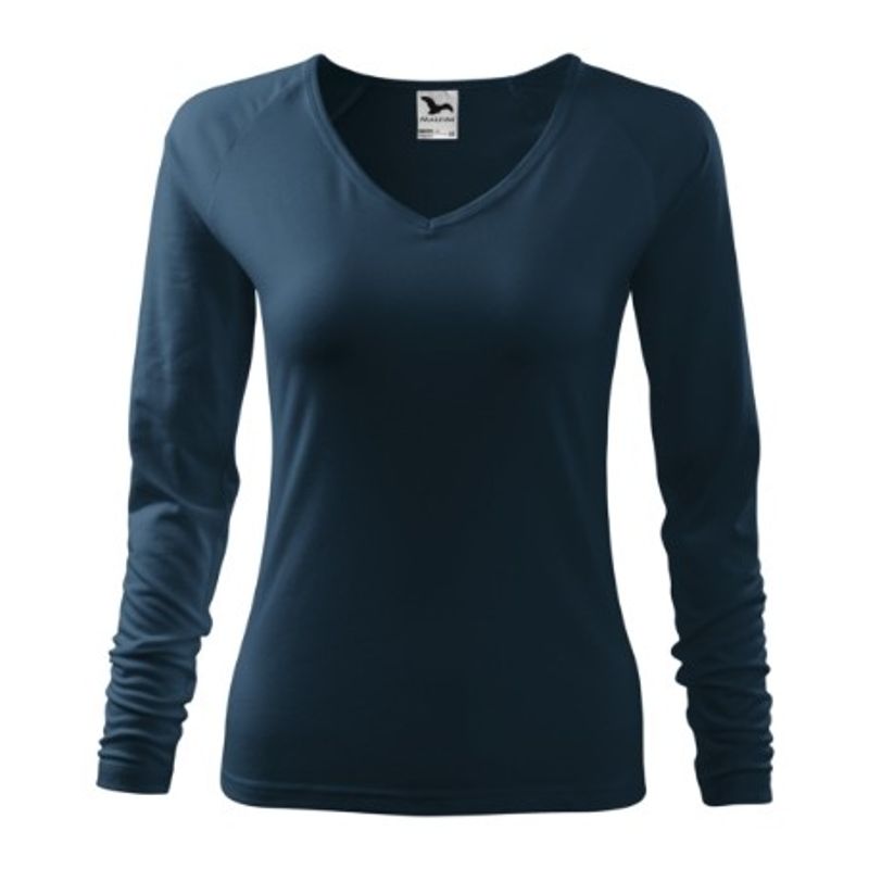Fashion, accesorii si bijuterii - Femei - Imbracaminte femei - Tricouri si topuri femei - Tricou pentru dama, Elegance 127, Malfini, albastru - 2XL - Infinity.ro