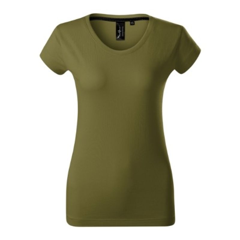 Fashion, accesorii si bijuterii - Femei - Imbracaminte femei - Tricouri si topuri femei - Tricou pentru dama, Exclusive 154, Malfini, avocado green - M - Infinity.ro