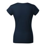 Fashion, accesorii si bijuterii - Femei - Imbracaminte femei - Tricouri si topuri femei - Tricou pentru dama, Fit V-neck 162, Malfini, albastru - 2XL - Infinity.ro