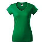 Fashion, accesorii si bijuterii - Femei - Imbracaminte femei - Tricouri si topuri femei - Tricou pentru dama, Fit V-neck 162, Malfini, verde mediu - M - Infinity.ro
