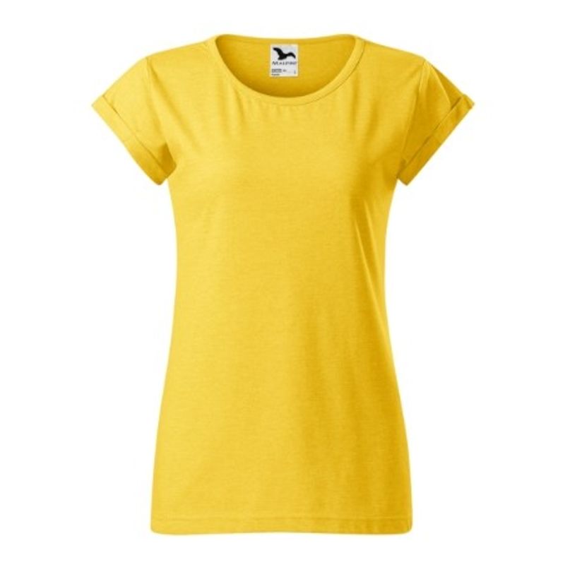 Fashion, accesorii si bijuterii - Femei - Imbracaminte femei - Tricouri si topuri femei - Tricou pentru dama, Fusion 164, Malfini, galben - XS - Infinity.ro