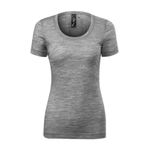 Fashion, accesorii si bijuterii - Femei - Imbracaminte femei - Tricouri si topuri femei - Tricou pentru dama, Merino Rise 158, Malfini, gri - 2XL - Infinity.ro