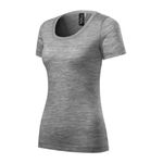 Fashion, accesorii si bijuterii - Femei - Imbracaminte femei - Tricouri si topuri femei - Tricou pentru dama, Merino Rise 158, Malfini, gri - 2XL - Infinity.ro
