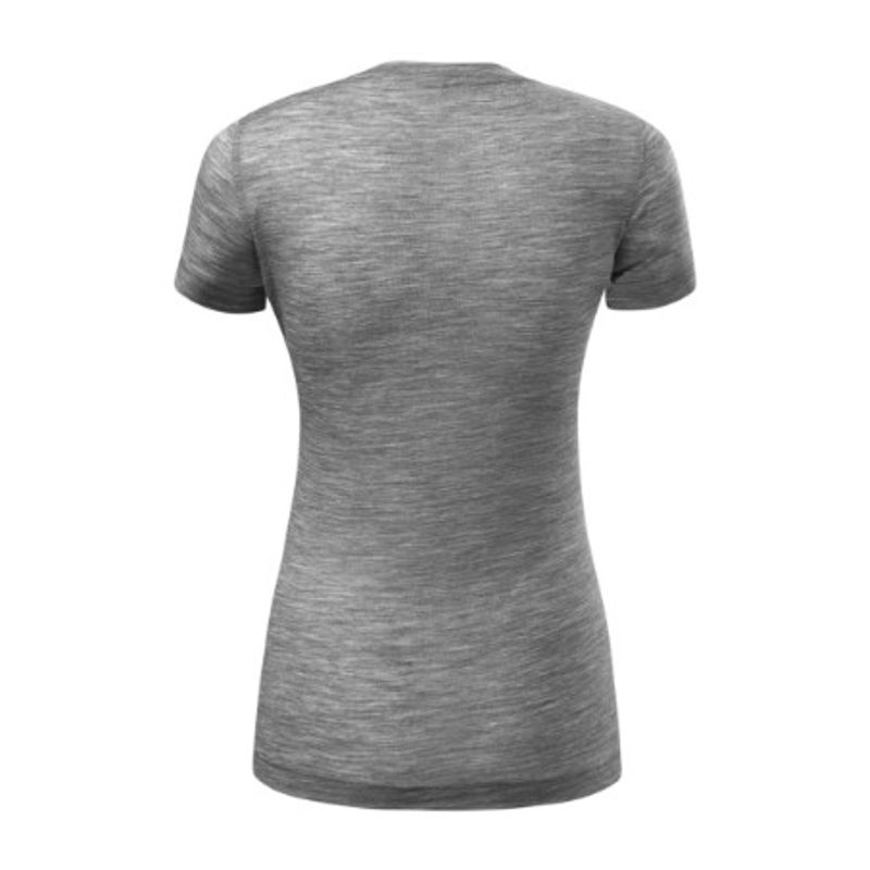 Fashion, accesorii si bijuterii - Femei - Imbracaminte femei - Tricouri si topuri femei - Tricou pentru dama, Merino Rise 158, Malfini, gri - 2XL - Infinity.ro
