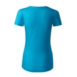 Fashion, accesorii si bijuterii - Femei - Imbracaminte femei - Tricouri si topuri femei - Tricou pentru dama, Origin (GOTS) 172, Malfini, turcoaz - L - Infinity.ro