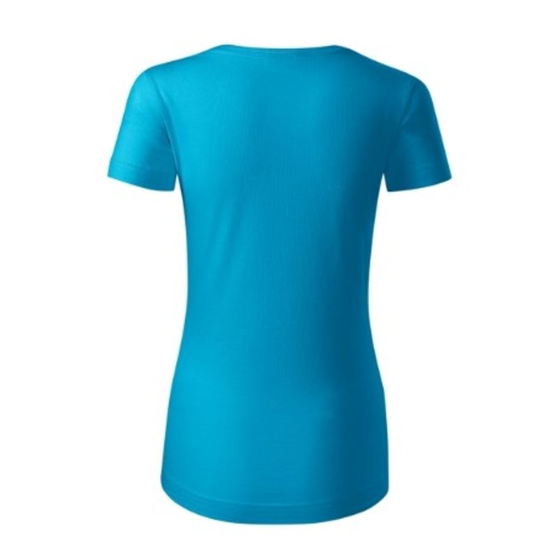 Fashion, accesorii si bijuterii - Femei - Imbracaminte femei - Tricouri si topuri femei - Tricou pentru dama, Origin (GOTS) 172, Malfini, turcoaz - L - Infinity.ro
