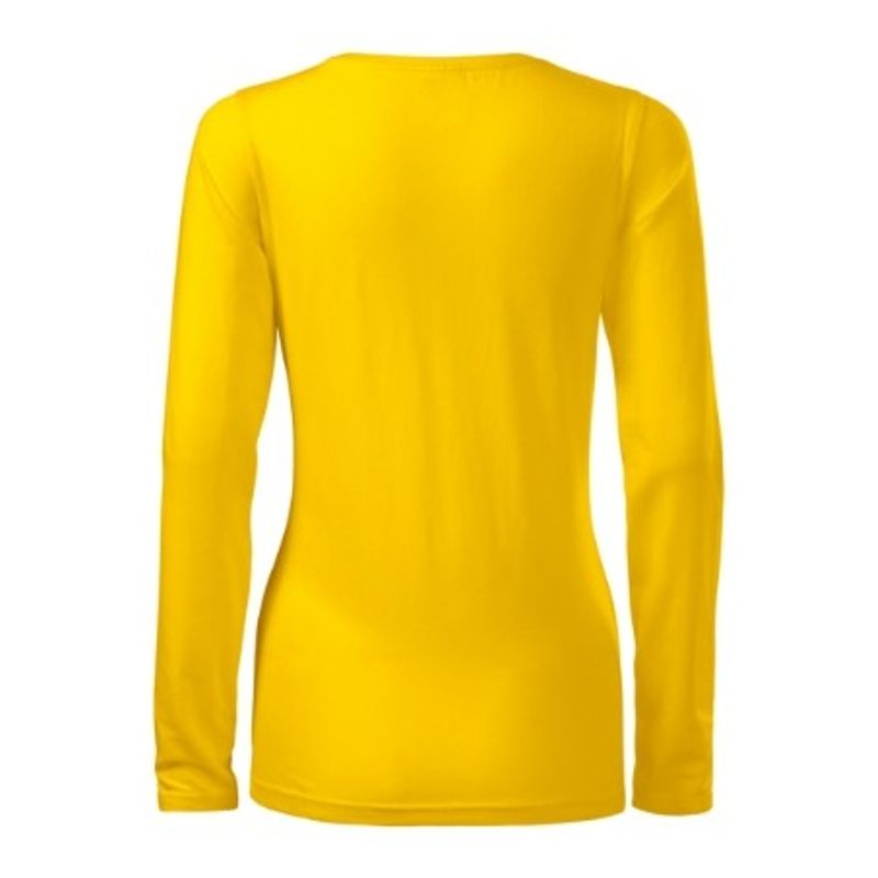 Fashion, accesorii si bijuterii - Femei - Imbracaminte femei - Tricouri si topuri femei - Tricou pentru dama, Slim 139, Malfini, galben - L - Infinity.ro