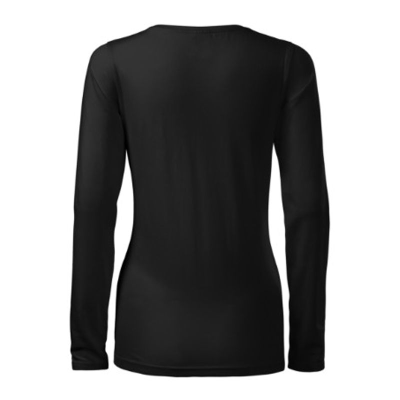 Fashion, accesorii si bijuterii - Femei - Imbracaminte femei - Tricouri si topuri femei - Tricou pentru dama, Slim 139, Malfini, negru - 3XL - Infinity.ro