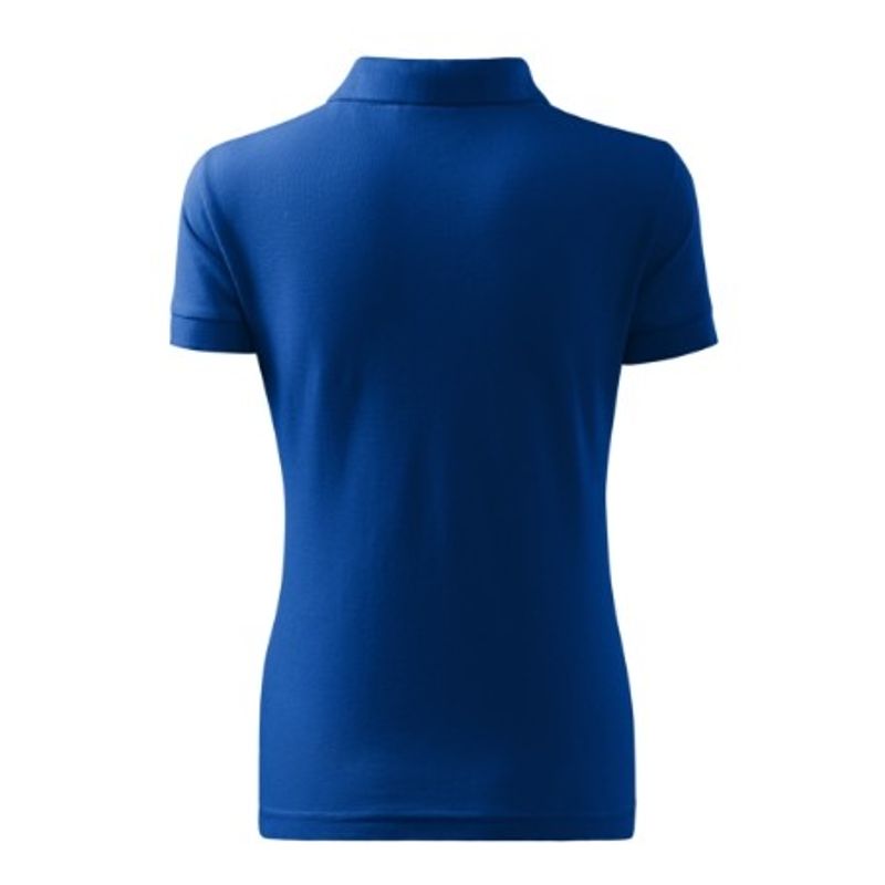 Fashion, accesorii si bijuterii - Femei - Imbracaminte femei - Tricouri si topuri femei - Tricou polo pentru dama, Cotton 213, Malfini, albastru - 2XL - Infinity.ro