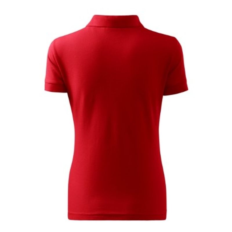 Fashion, accesorii si bijuterii - Femei - Imbracaminte femei - Tricouri si topuri femei - Tricou polo pentru dama, Cotton 213, Malfini, roşu - 2XL - Infinity.ro
