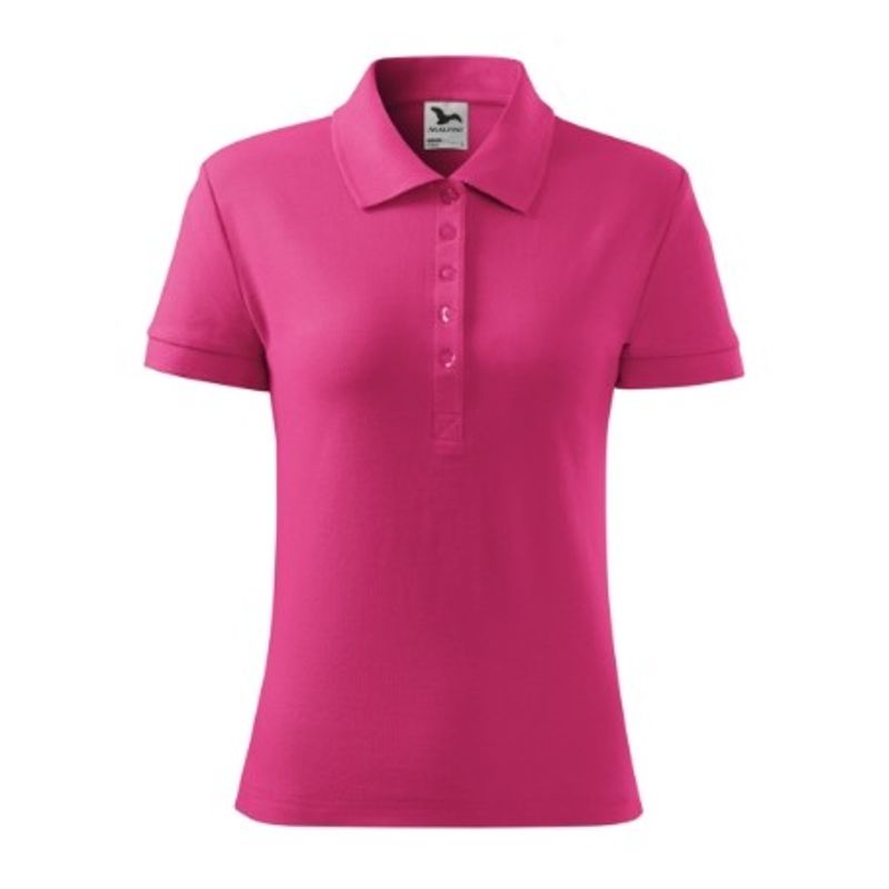 Fashion, accesorii si bijuterii - Femei - Imbracaminte femei - Tricouri si topuri femei - Tricou polo pentru dama, Cotton 213, Malfini, purpuriu - M - Infinity.ro