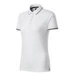 Fashion, accesorii si bijuterii - Femei - Imbracaminte femei - Tricouri si topuri femei - Tricou polo pentru dama, Perfection plain 253, Malfini, alb - 2XL - Infinity.ro
