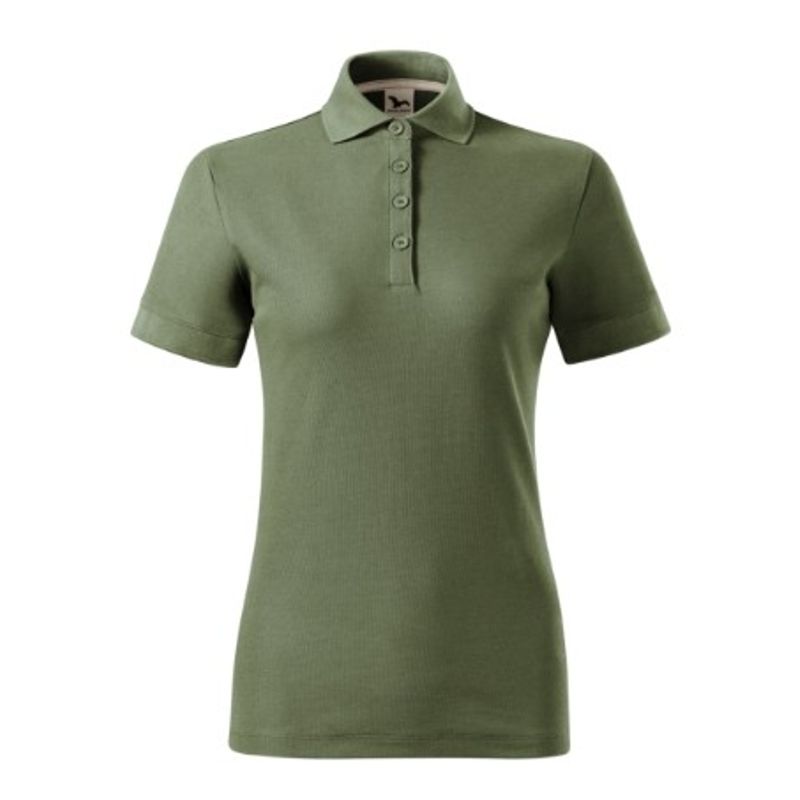 Fashion, accesorii si bijuterii - Femei - Imbracaminte femei - Tricouri si topuri femei - Tricou polo pentru dama, Prime (GOTS) 235, Malfini, kaki - L - Infinity.ro