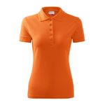 Fashion, accesorii si bijuterii - Femei - Imbracaminte femei - Tricouri si topuri femei - Tricou polo pentru dama, Reserve R23, Malfini, portocaliu - M - Infinity.ro